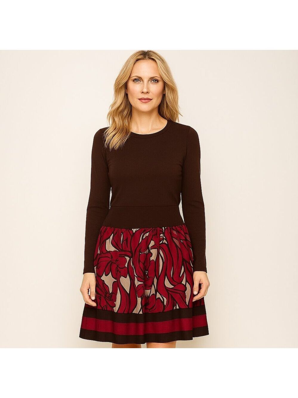 Nygard Collection Silk Floral Skirt Size 12 Petite